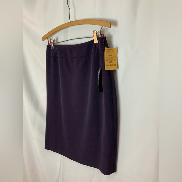 Thalian wool blend plum skirt size 4 BNWT - Picture 3 of 7